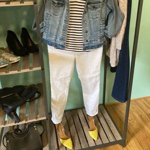 White Denim Skinny Jeggings